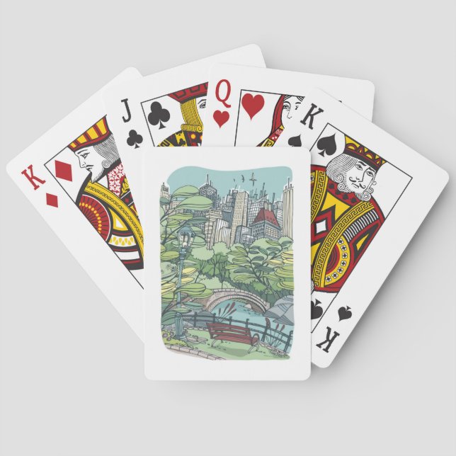 Central Park | New York City, NY Poker Cards (Back)