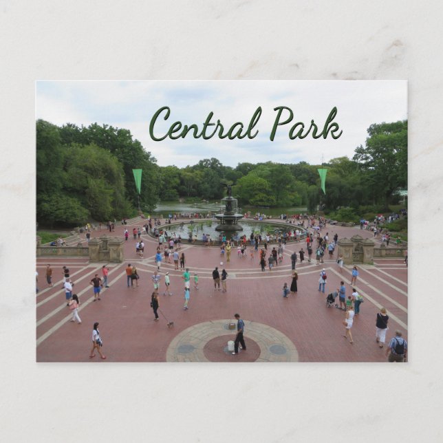 Central Park New York City Postcard (Front)