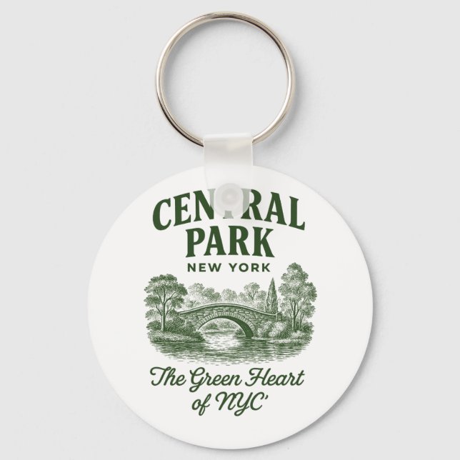 Central Park New York Keychain (Front)
