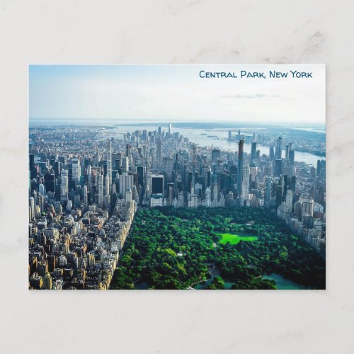 Central Park  New York Postcard