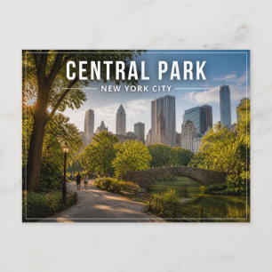 Central Park New York Postcard