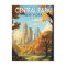 Central Park New York Travel Art Vintage