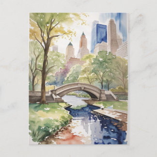Central park, NY Postcard