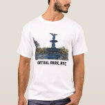 Central Park Nyc Bethesda Fountain Angel T-shirt at Zazzle