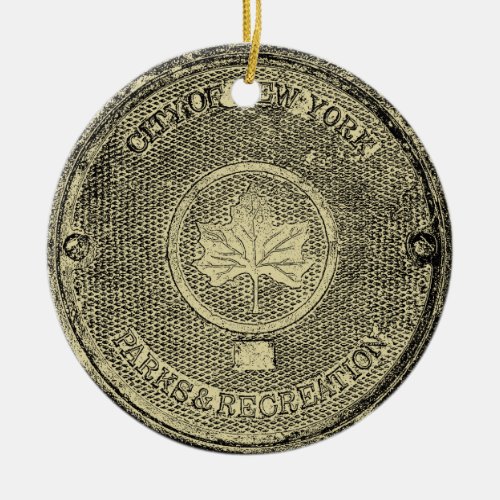 Central Park NYC Ceramic Ornament