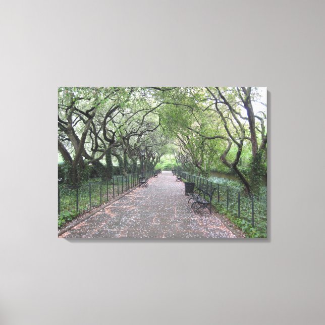 Central Park NYC Conservatory Garden Photo Canvas Print (Front)
