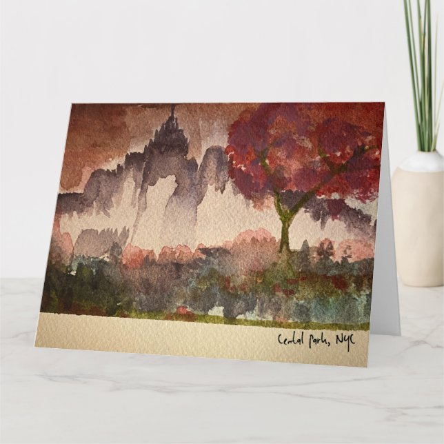 Central Park, NYC Greeting Card (Front)