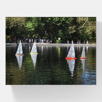 Central Park Nyc Model Boat Pond Sailboats Paperweight by rebeccaheartsny at Zazzle
