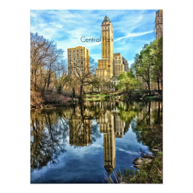 Central Park, NYC, Photo Print (Front)