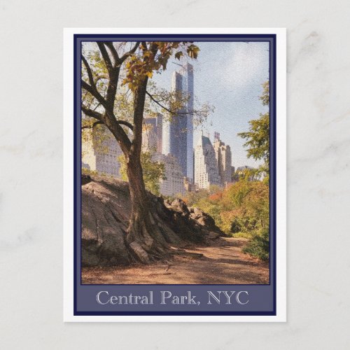 Central Park NYC Postcard