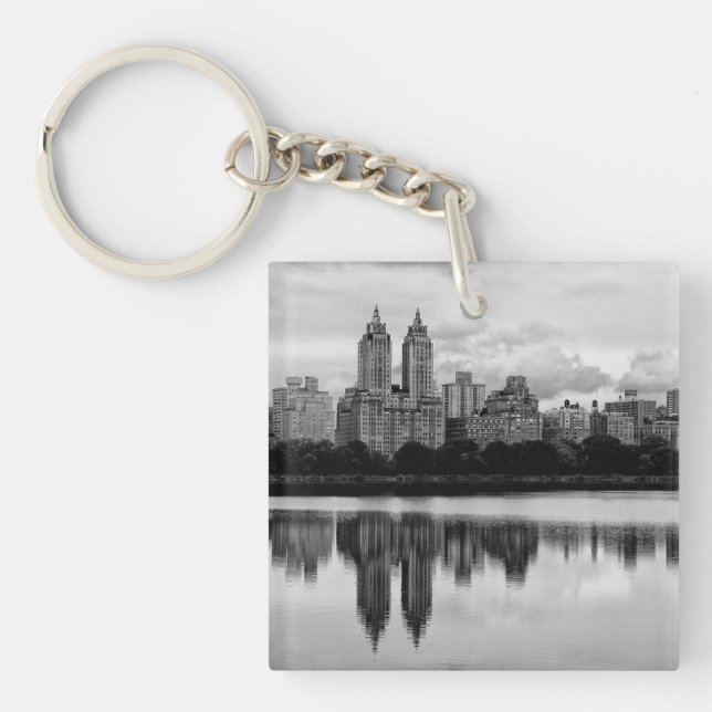 Central Park, NYC Skyline Keychain (Front)