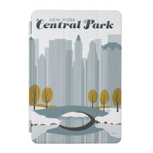 Central Park NYC _ Snow iPad Mini Cover