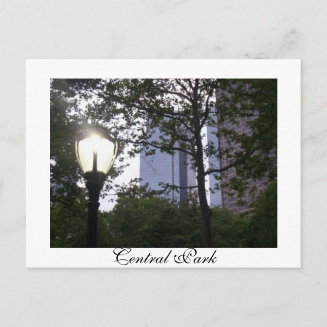 Central Park Postcard (Front)