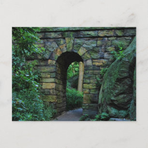 Central Park: Ramble Stone Arch Postcard