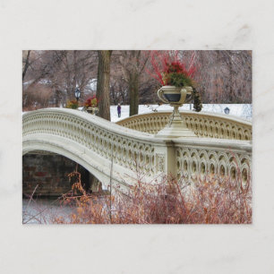 Central Park’s Bow Bridge Photo Postcard