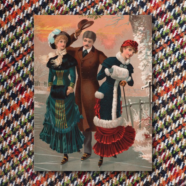 Central Park Skaters Postcard (Creator Uploaded)