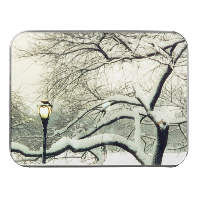 central park snow tree jigsaw puzzle (Case Horizontal)