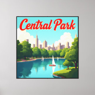 Central Park View Canvas Print