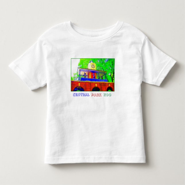 Central Park Zoo Toddler's T-shirt (Front)