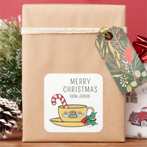 Central Perk Holiday Mug  Christmas Gift Tag