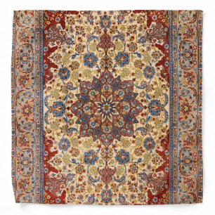 Central Persia Blue Symmetrical Stars  Bandana