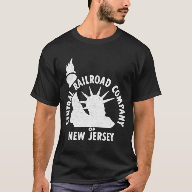 Central Railroad Of New Jersey _1  T-Shirt (Front)