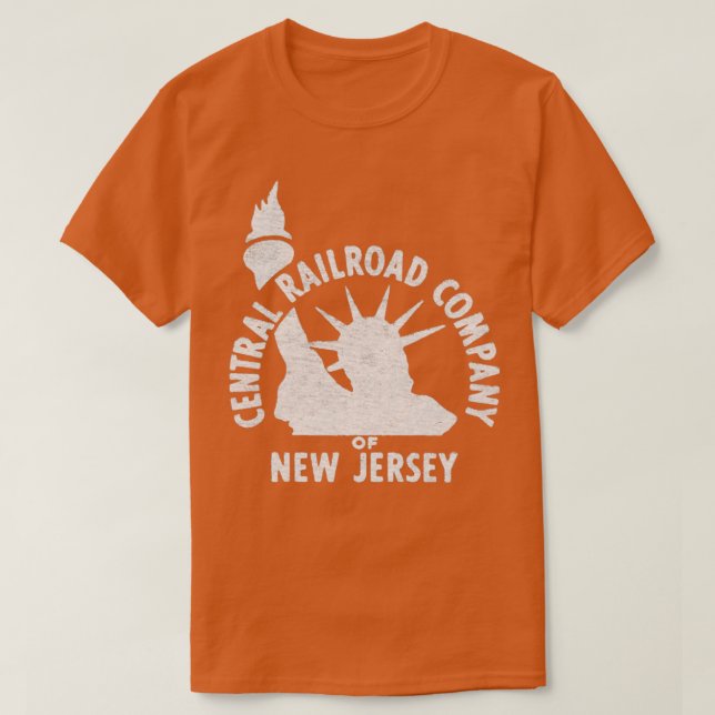 Central Railroad of New Jersey T-Shirt (Design Front)