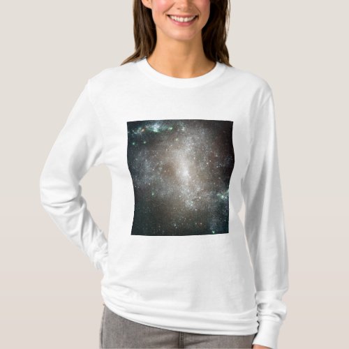 Central region of the barred spiral galaxy T_Shirt