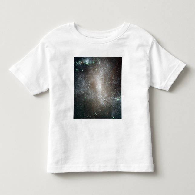 Central region of the barred spiral galaxy toddler t-shirt (Front)