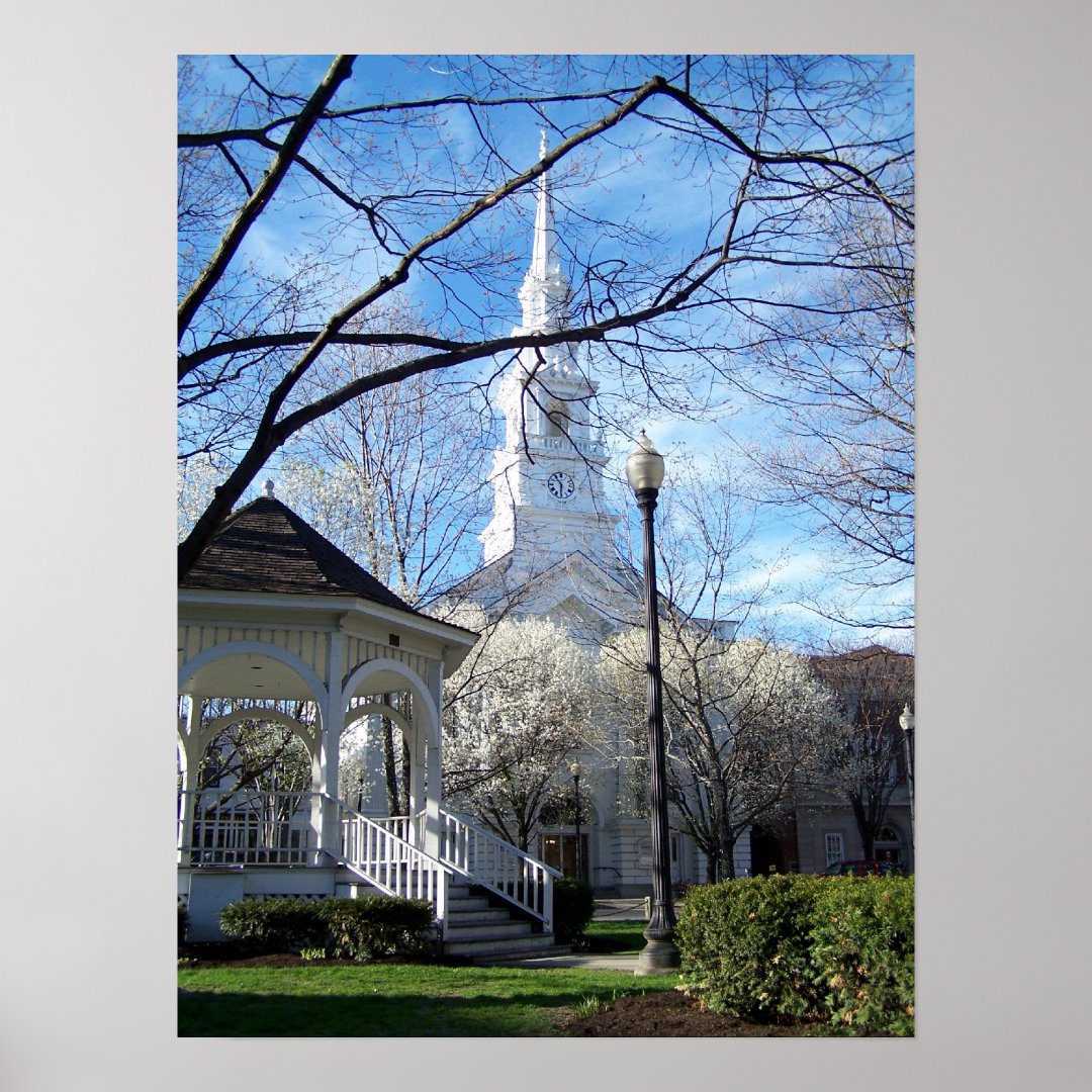 Central Square, Keene, NH 1 Poster Zazzle