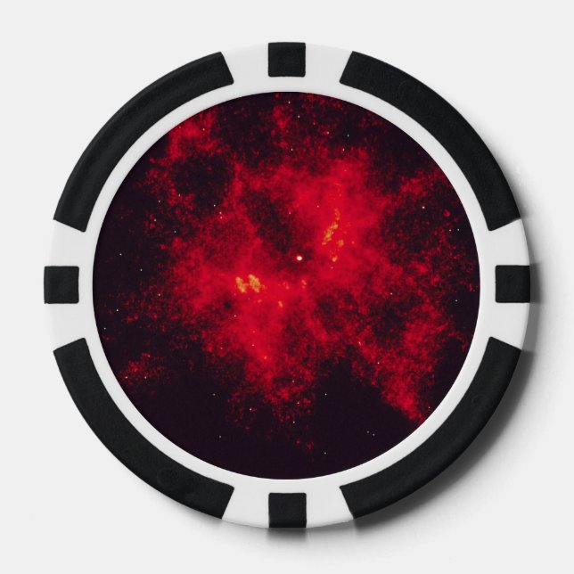Central Star of Nebula Hottest Known Stars Poker Chips (Front)