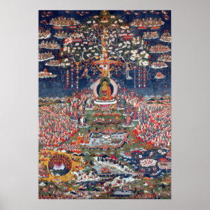 Central Tibet Amitabha, the Buddha of the Western Poster