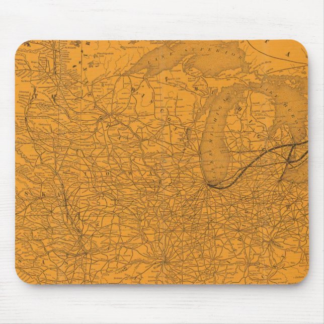 Central Vermont Railroad, connections Mouse Pad (Front)