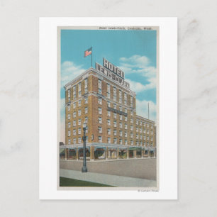 Centralia, WA - View of Hotel Lewis-Clark Postcard