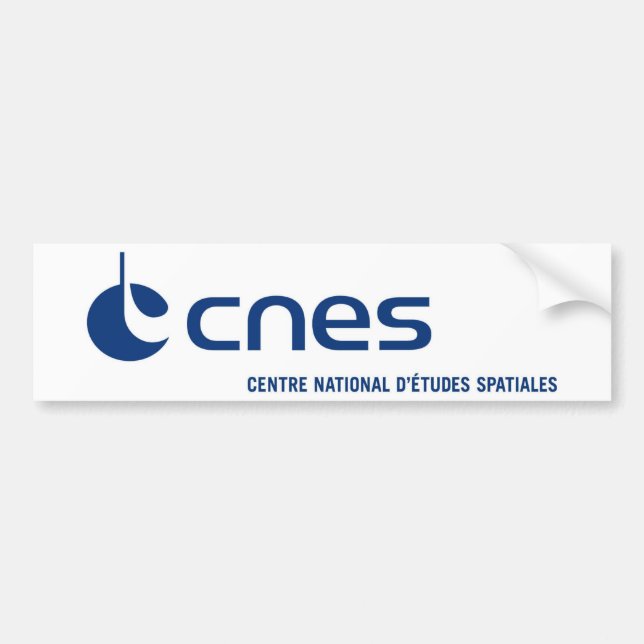 Centre national d'études spatiales bumper sticker (Front)