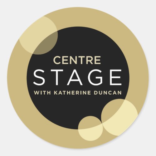 Centre Stage Classic Round Sticker
