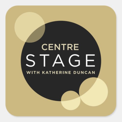 Centre Stage Square Sticker
