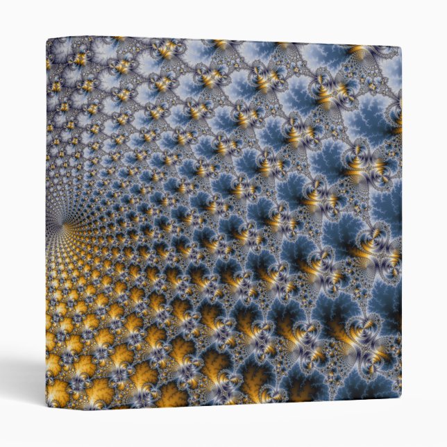 Centrifractality - Fractal Art 3 Ring Binder (Front/Spine)