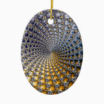 Centrifractality - Fractal Art Ceramic Ornament