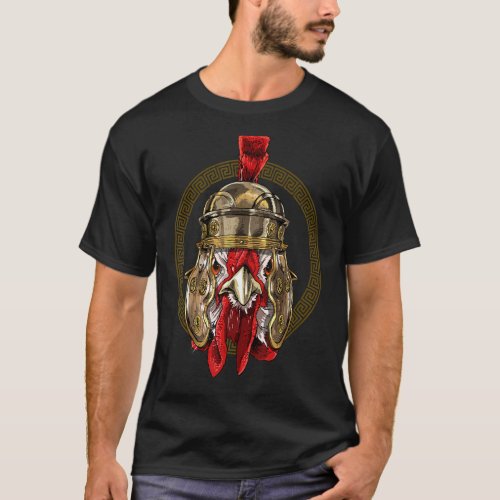 Centurion Chicken of Ancient Rome Roman Animal Chi T_Shirt