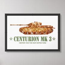 Centurion MK 3 Tank British MBT of Cold War