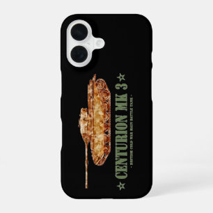 Centurion MK 3 Tank British MBT of Cold War iPhone 16 Case