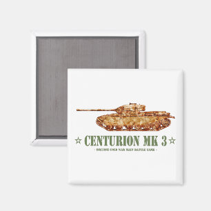 Centurion MK 3 Tank British MBT of Cold War Magnet