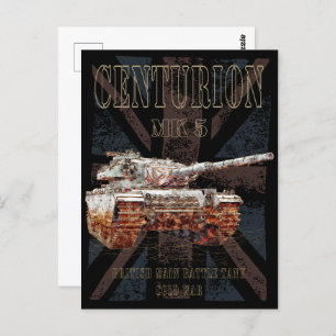 Centurion MK 5 MBT. British Main Battle Tank Postcard