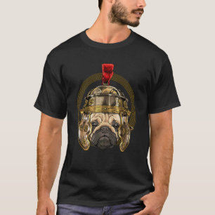 Centurion Pug Ancient Rome Roman Empire Puppy Pug T-Shirt