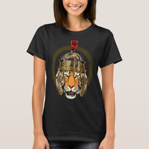 Centurion Tiger Ancient Rome Roman Empire Animal T T_Shirt