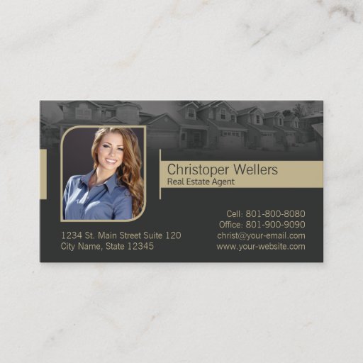 Customizable Century 21 Real Estate Business Card