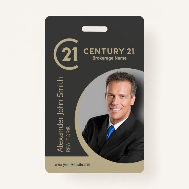 Century 21 Realtor ID Card Badge (Front)