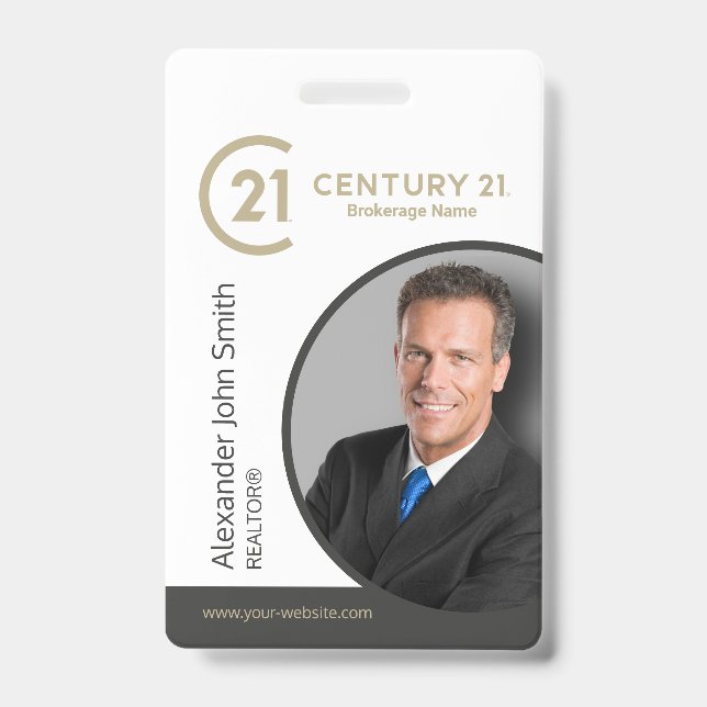 Century 21 Realtor ID Card Badge (Front)