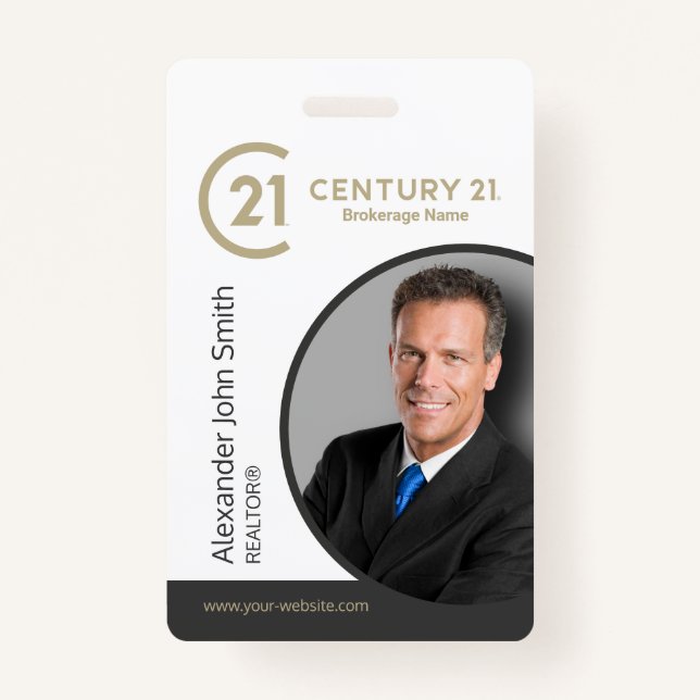 Century 21 Realtor ID Card Badge (Front)